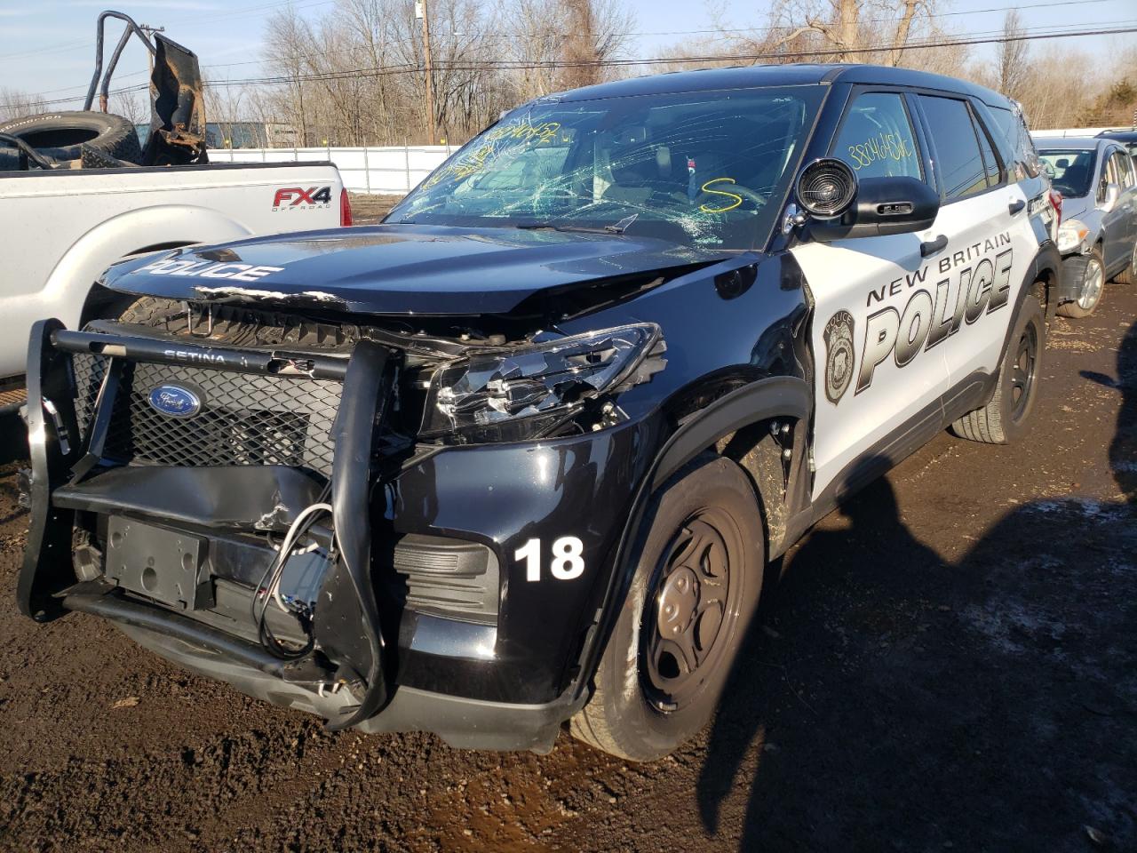 Photo 2 from auction – 2021 FORD EXPLORER P with VIN 1FM5K8AB0MGA20191