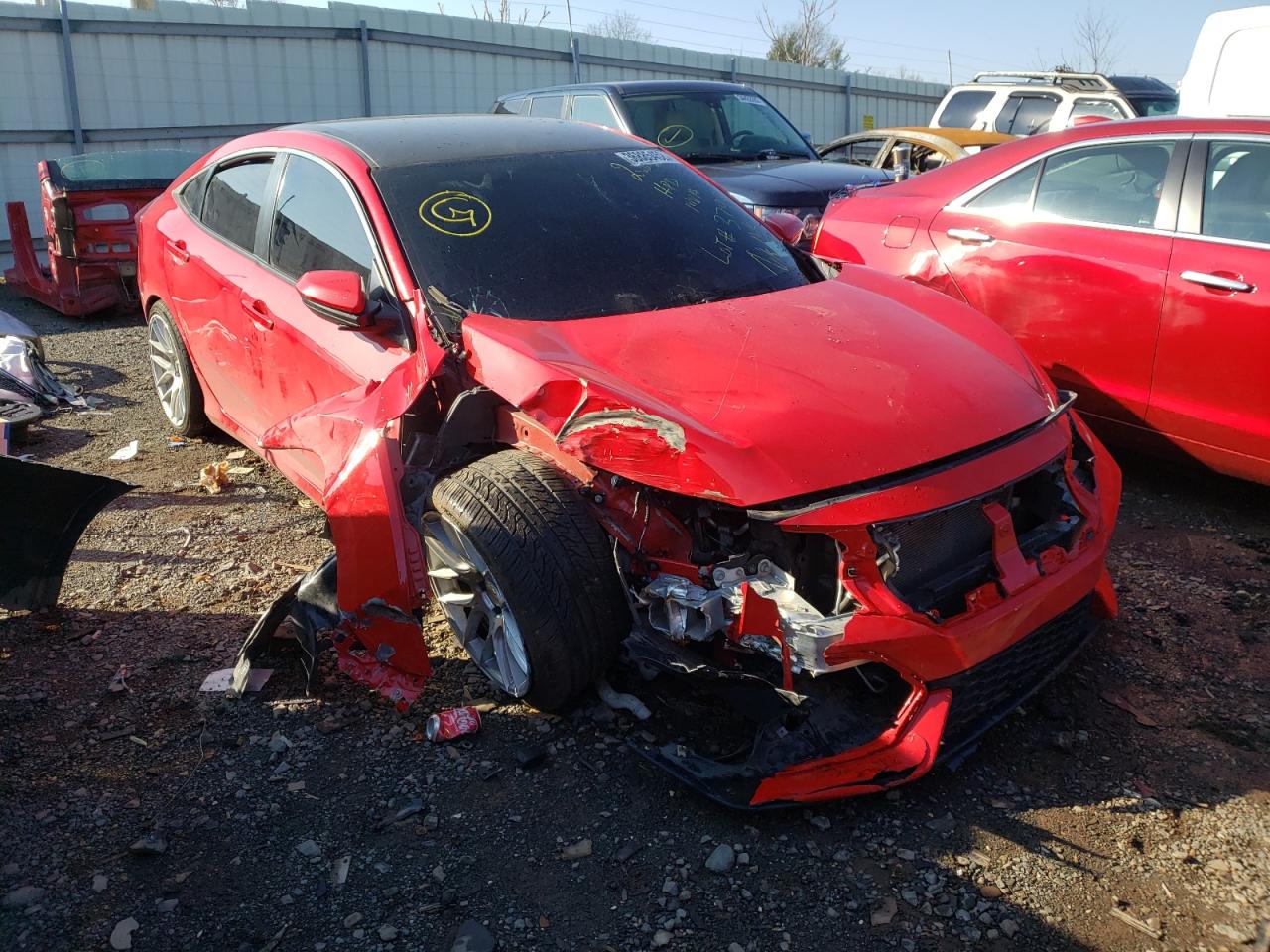 HONDA CIVIC LX 2018 with VIN 2HGFC2F54JH552907 - Photo from auction