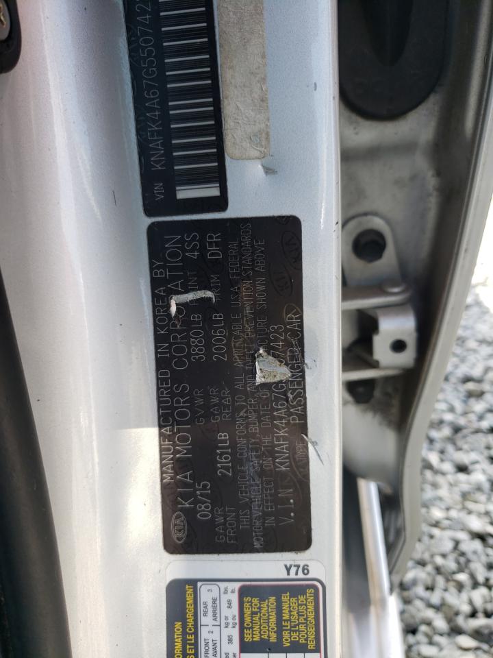 Photo 10 from auction – 2016 KIA FORTE LX with VIN KNAFK4A67G5507423