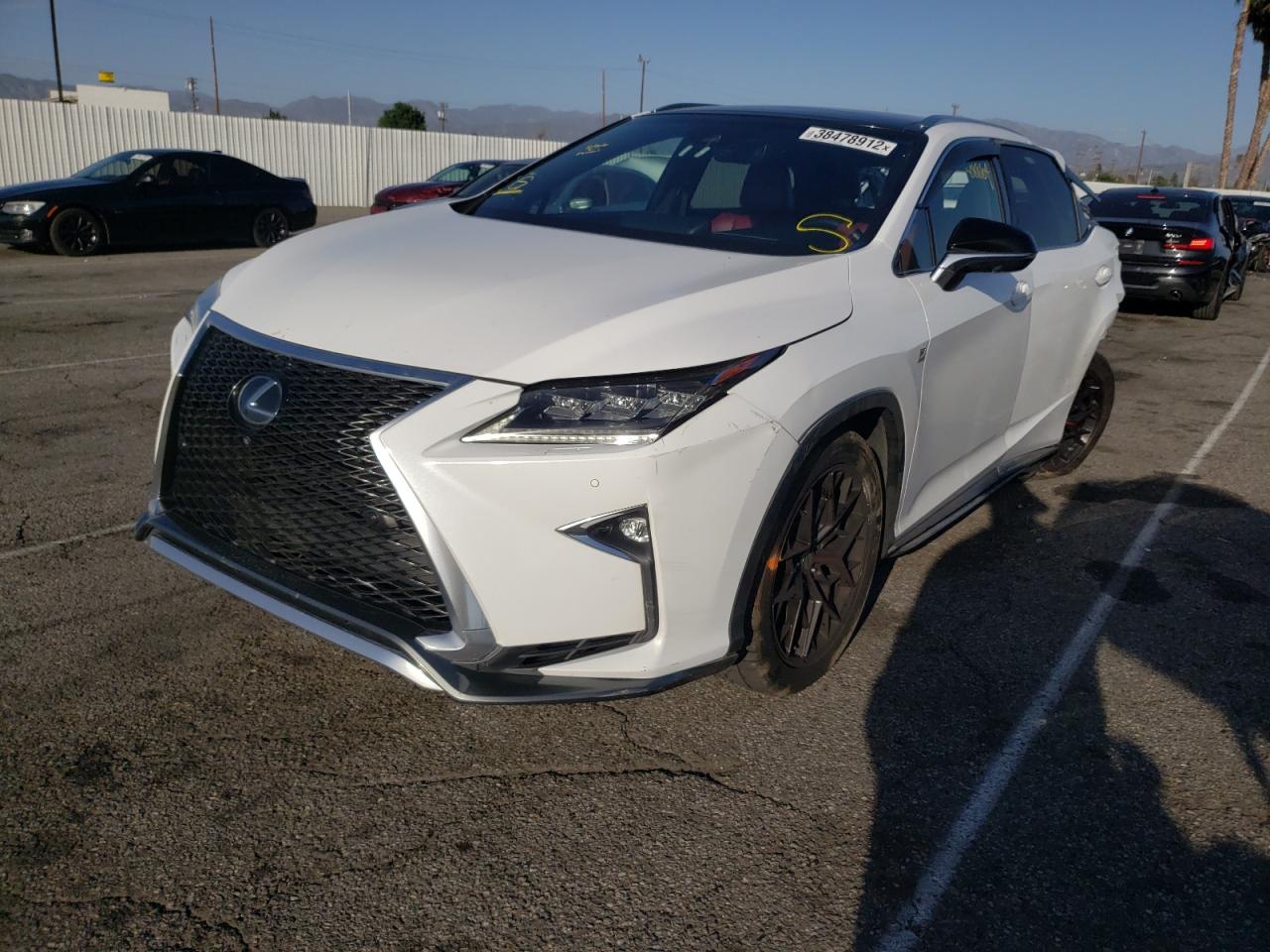 Photo 2 from auction – 2017 LEXUS RX 350 BAS with VIN 2T2BZMCAXHC129189