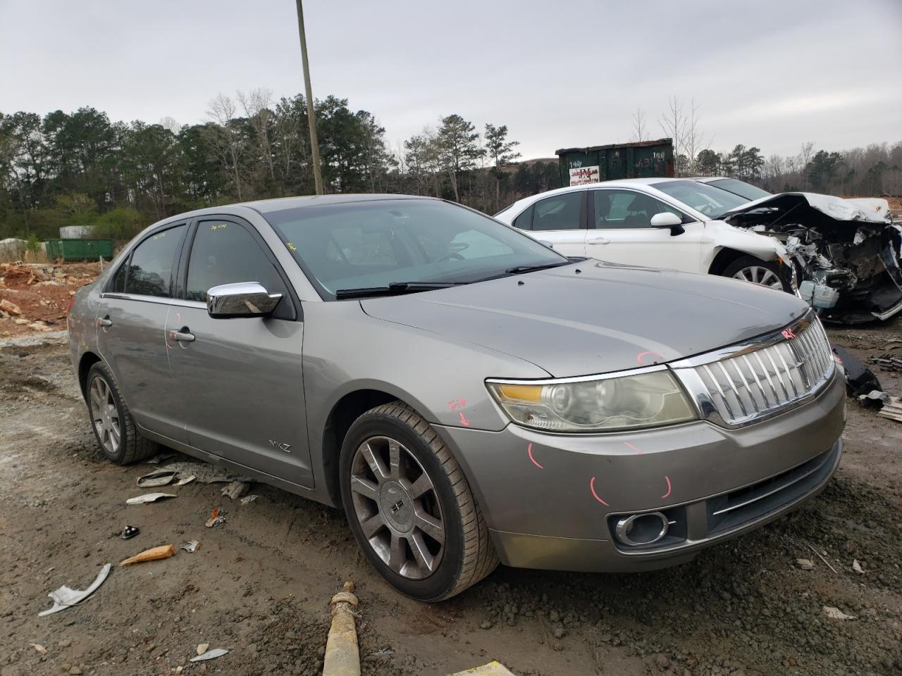 LINCOLN MKZ 2008 with VIN 3LNHM26TX8R632239 - Photo from auction