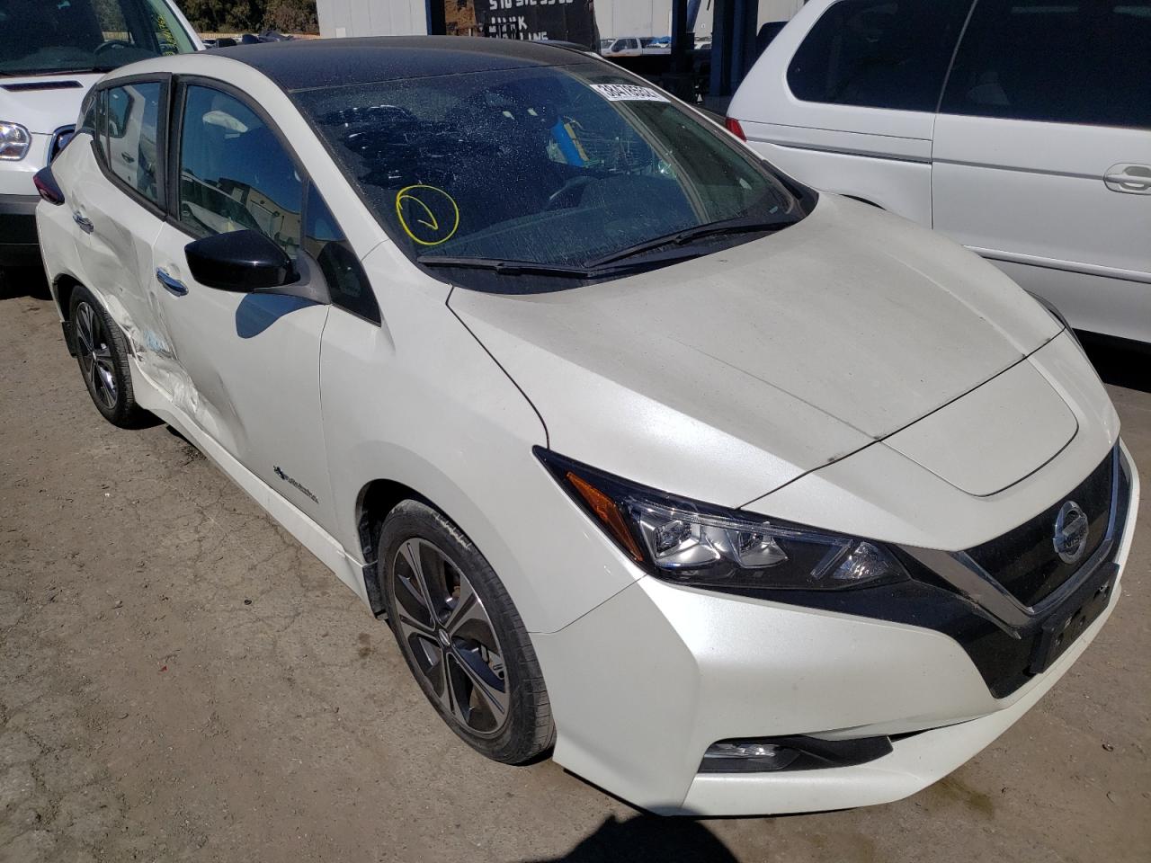 Photo 1 from auction – 2018 NISSAN LEAF S with VIN 1N4AZ1CP4JC304284