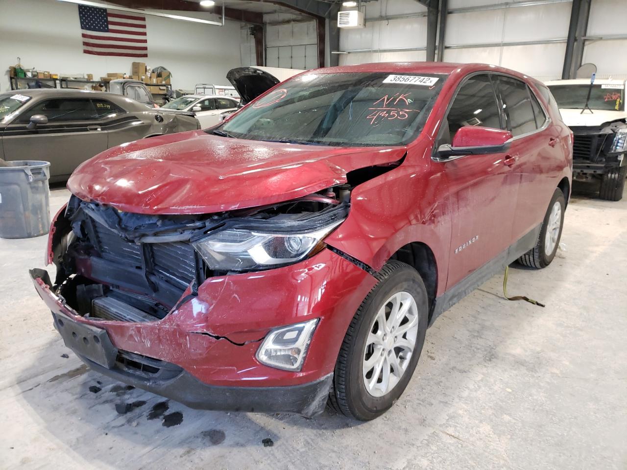 Photo 2 from auction – 2018 CHEVROLET EQUINOX LT with VIN 2GNAXSEV5J6244355