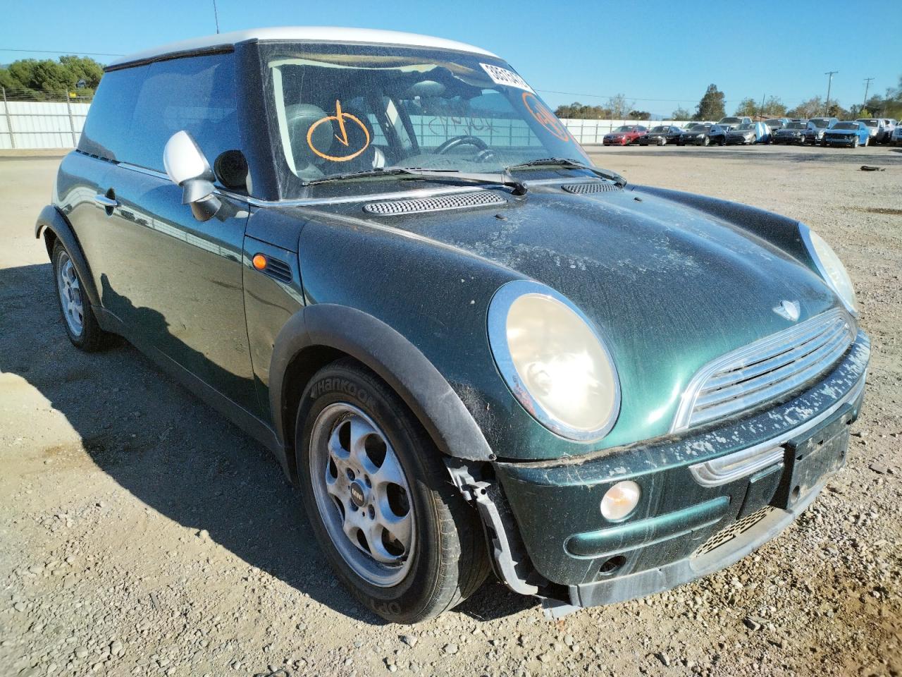 MINI COOPER 2004 with VIN WMWRC33424TC53663 - Photo from auction