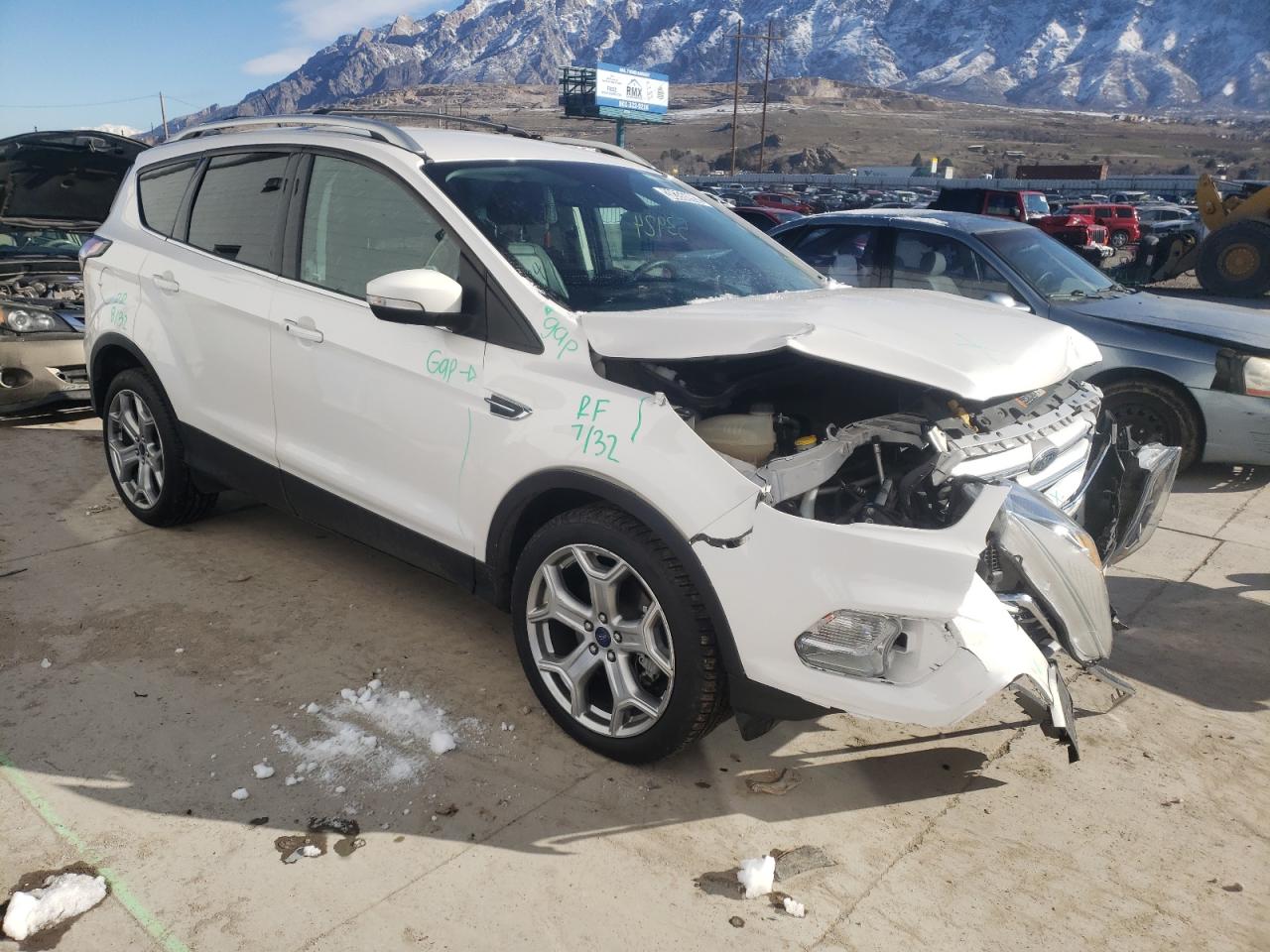 Photo 1 from auction – 2017 FORD ESCAPE TIT with VIN 1FMCU9J96HUA14360