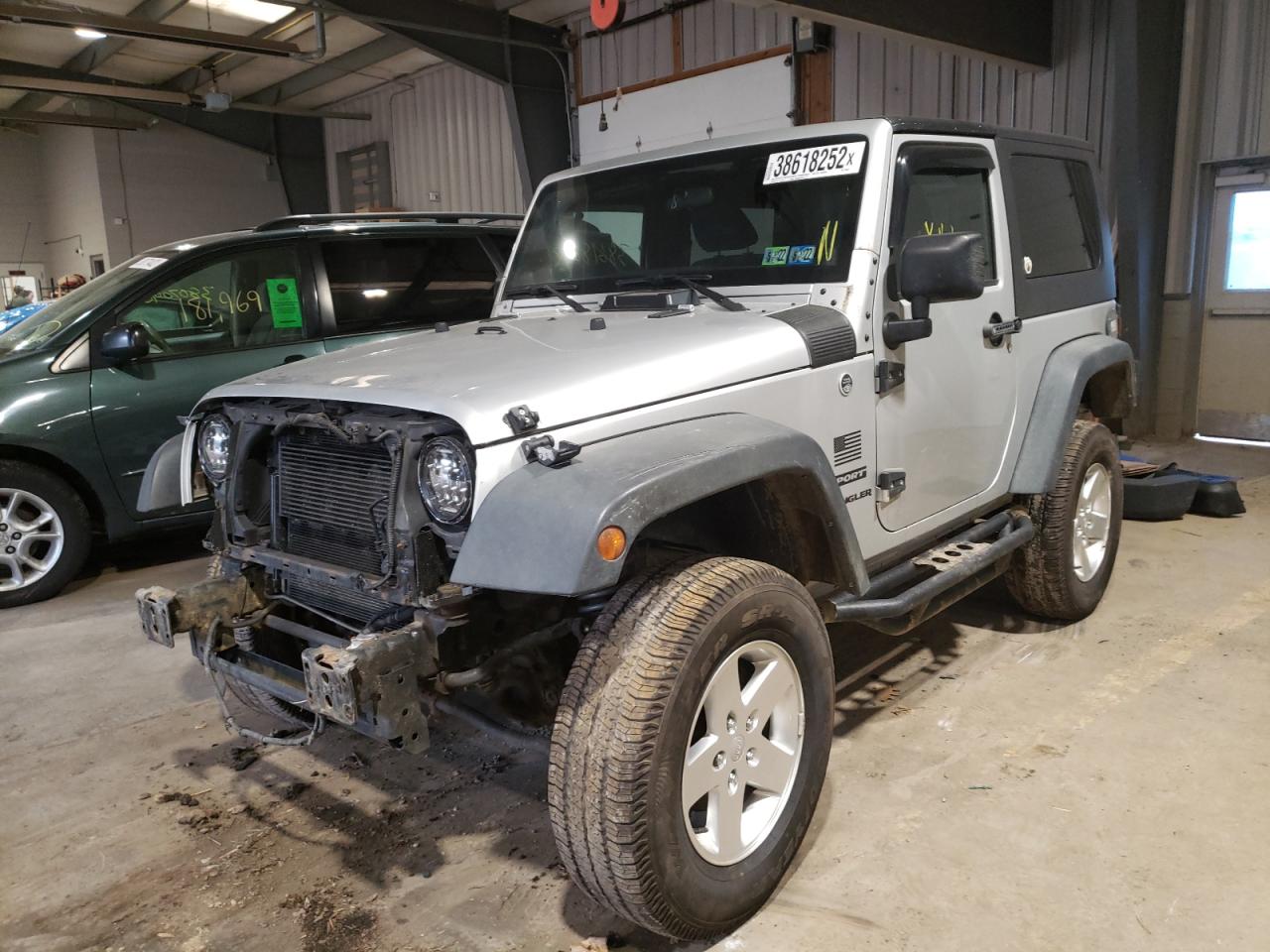 Photo 2 from auction – 2012 JEEP WRANGLER S with VIN 1C4AJWAGXCL208079
