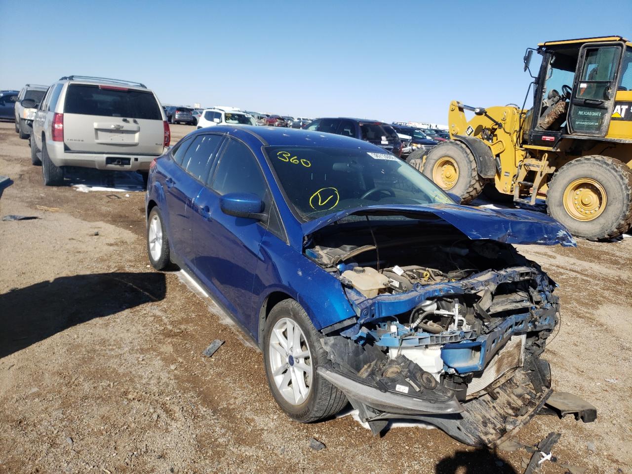 FORD FOCUS SE 2018 with VIN 1FADP3F21JL216677 - Photo from auction