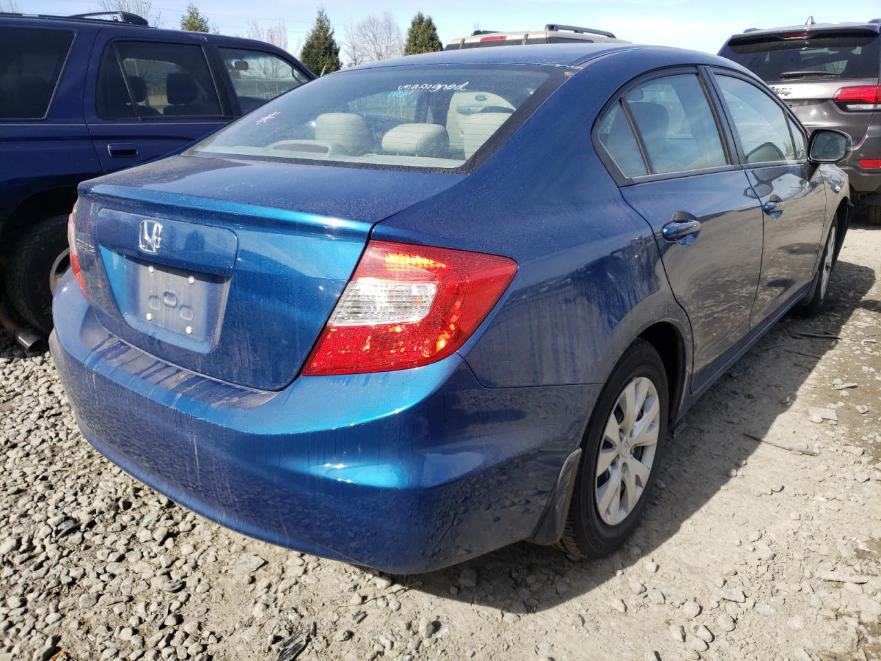 Photo 4 from auction – 2012 HONDA CIVIC LX with VIN 2HGFB2F50CH544731