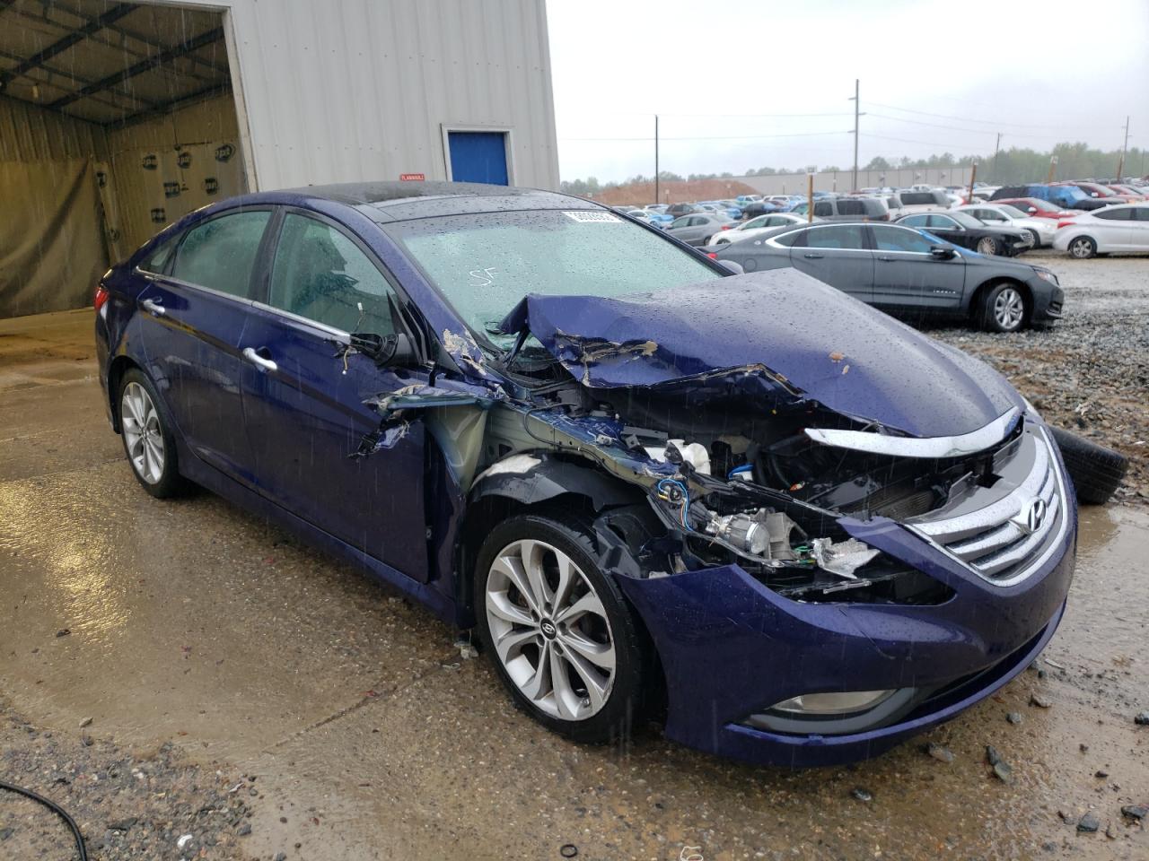 HYUNDAI SONATA SE 2014 with VIN 5NPEC4ABXEH869042 - Photo from auction