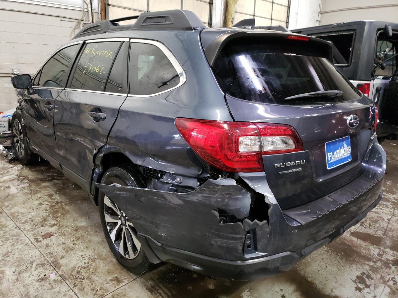 Photo 3 from auction – 2016 SUBARU OUTBACK 2. with VIN 4S4BSBNC4G3340483