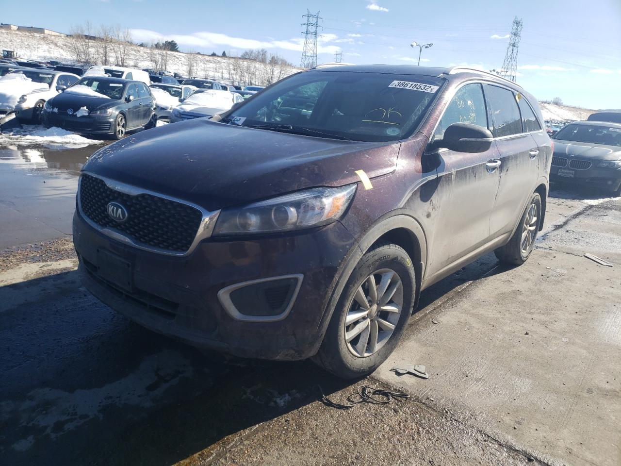 Photo 2 from auction – 2016 KIA SORENTO LX with VIN 5XYPGDA32GG081128