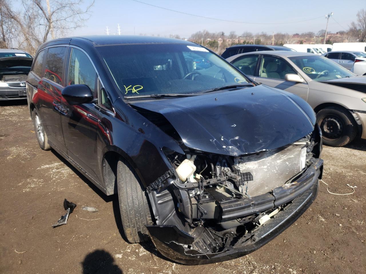 HONDA ODYSSEY EX 2015 with VIN 5FNRL5H4XFB087418 - Photo from auction