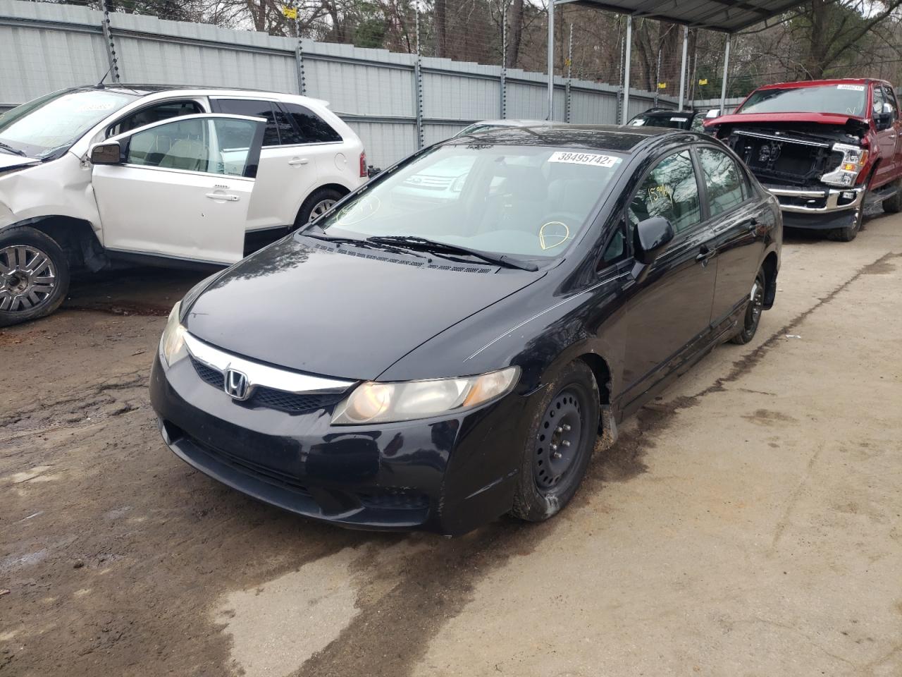 Photo 2 from auction – 2011 HONDA CIVIC LX with VIN 19XFA1F55BE004488