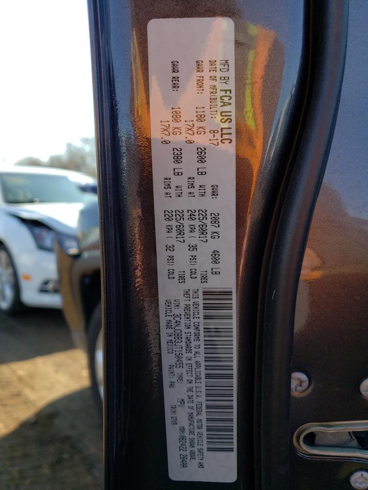 Photo 10 from auction – 2018 JEEP COMPASS LA with VIN 3C4NJDBB3JT150455