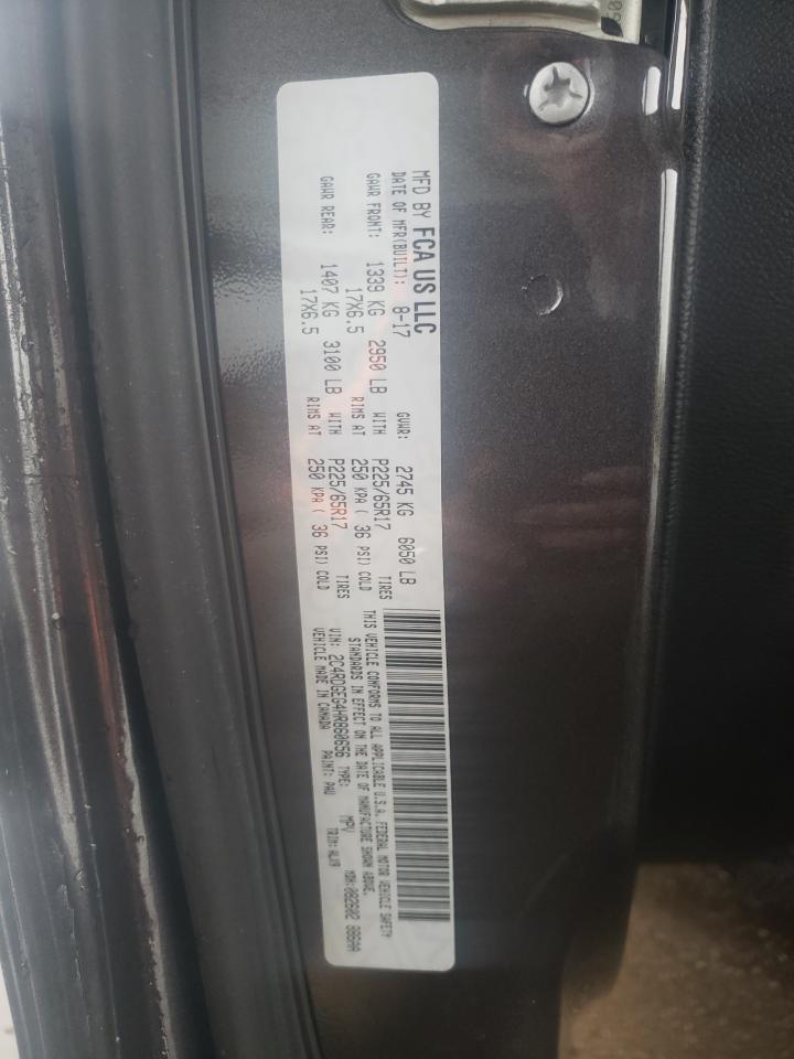Photo 10 from auction – 2017 DODGE GRAND CARA with VIN 2C4RDGEG4HR860656