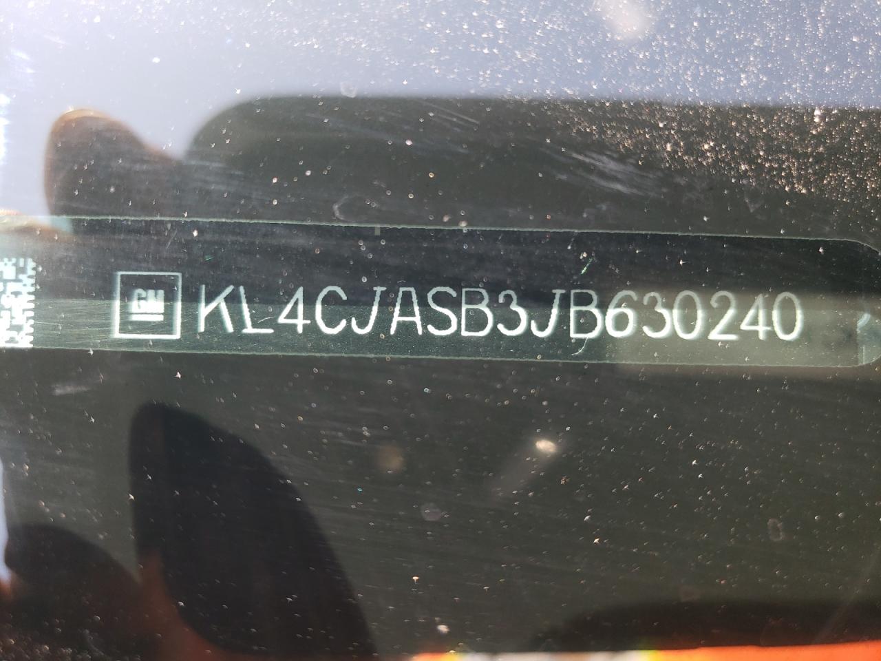 Photo 10 from auction – 2018 BUICK ENCORE PRE with VIN KL4CJASB3JB630240