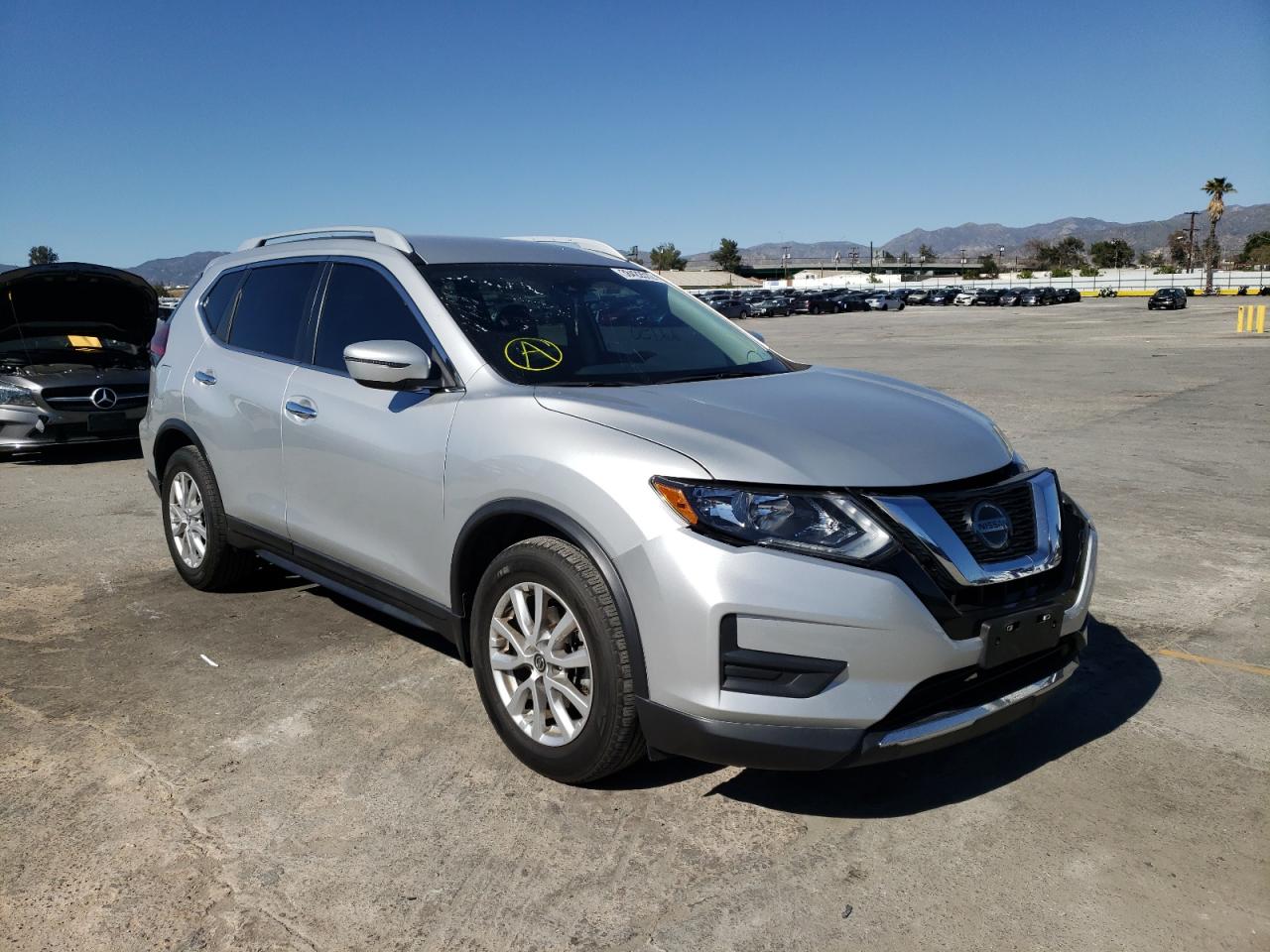 NISSAN ROGUE S 2019 with VIN 5N1AT2MTXKC827996 - Photo from auction