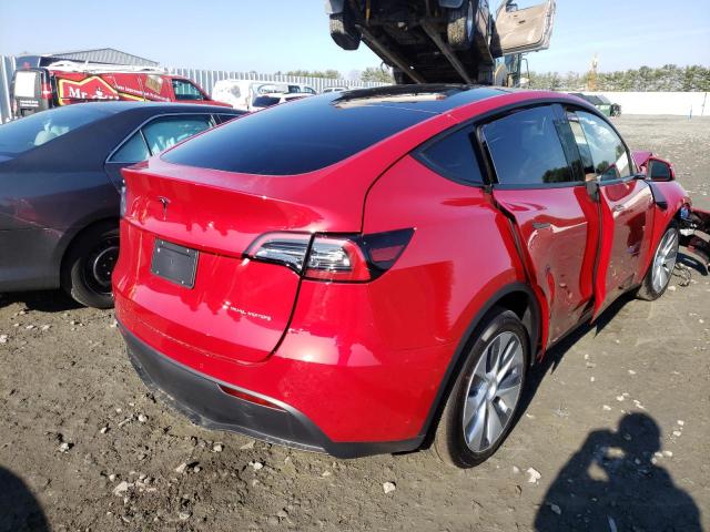 Photo 4 from auction – 2022 TESLA MODEL Y with VIN 7SAYGAEE0NF379361