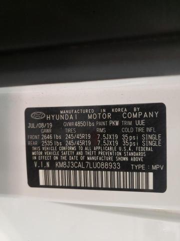 Photo 10 from auction – 2020 HYUNDAI TUCSON with VIN KM8J3CAL7LU088933
