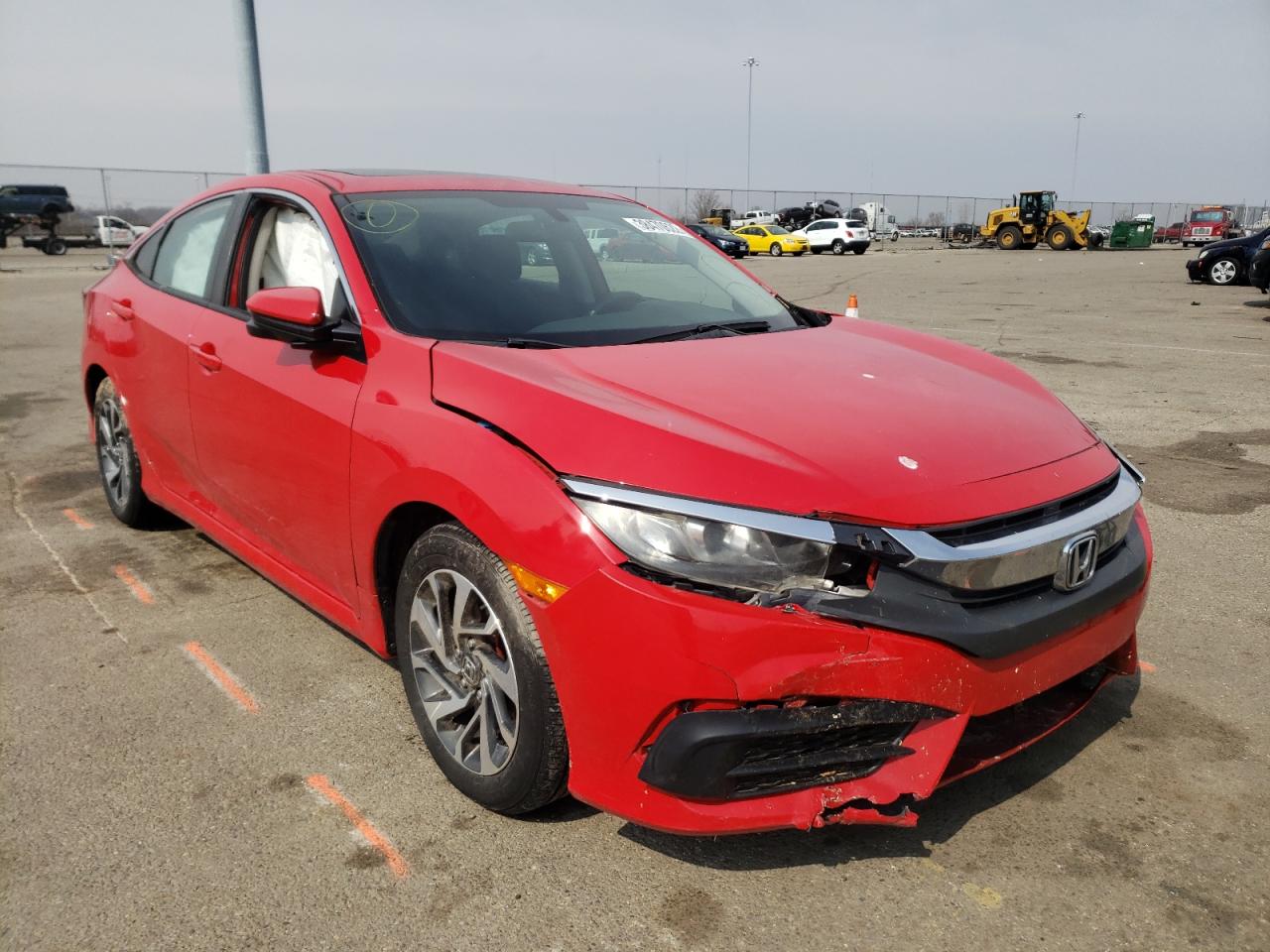 HONDA CIVIC EX 2016 with VIN 2HGFC2F7XGH545776 - Photo from auction