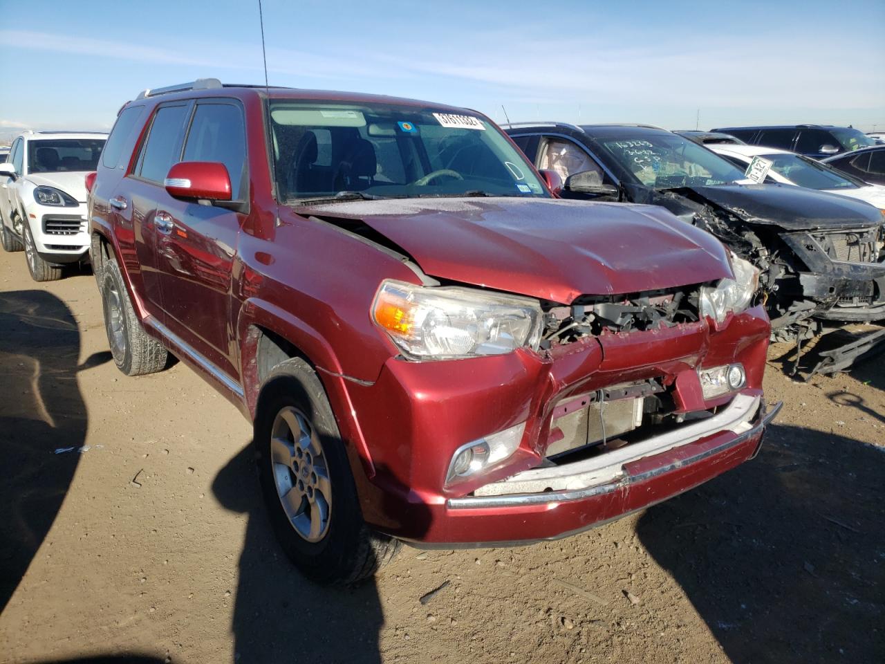 TOYOTA 4RUNNER SR 2013 with VIN JTEBU5JR9D5115322 - Photo from auction