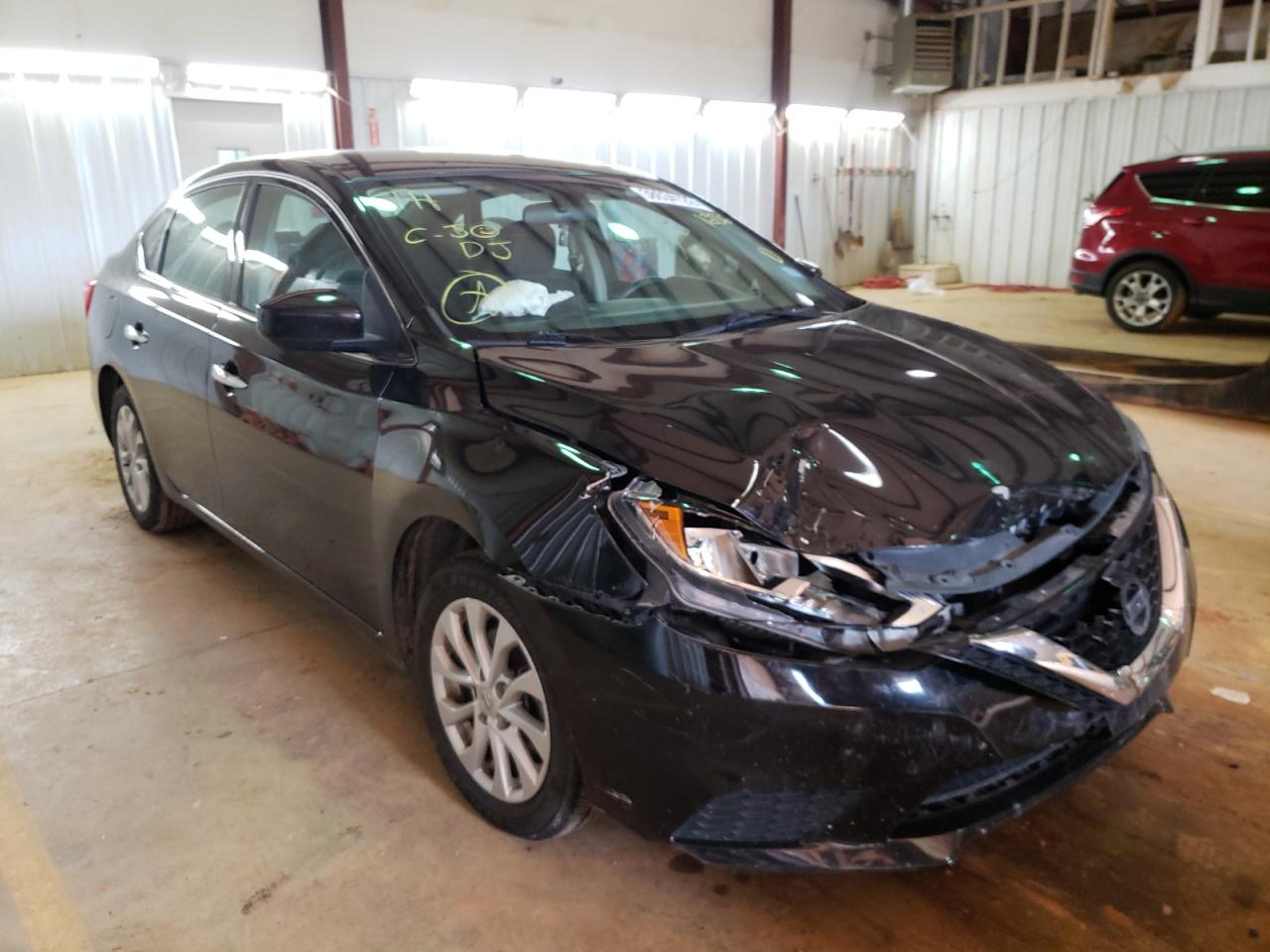 NISSAN SENTRA S 2018 with VIN 3N1AB7AP2JY241636 - Photo from auction