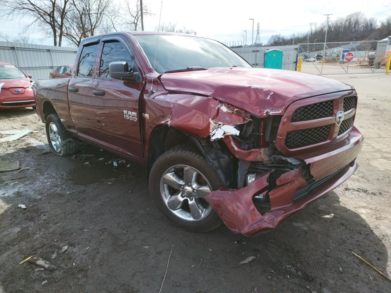 RAM 1500 ST 2018 with VIN 1C6RR7FT9JS302374 - Photo from auction