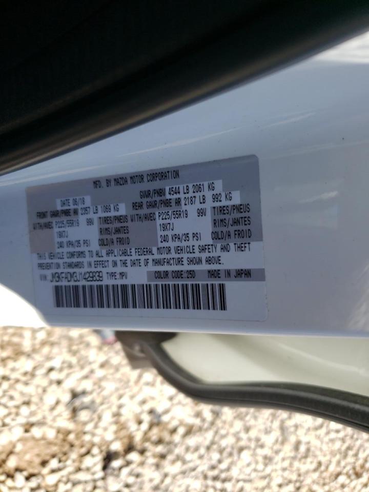 Photo 10 from auction – 2018 MAZDA CX-5 GRAND with VIN JM3KFADM3J1429839