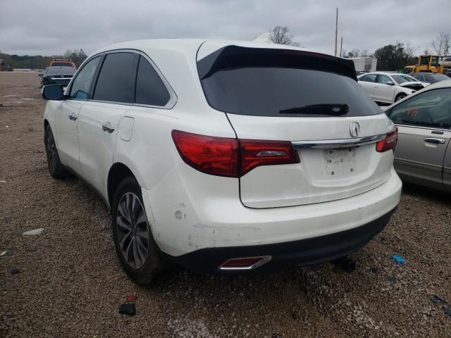 Photo 3 from auction – 2015 ACURA MDX TECHNO with VIN 5FRYD3H48FB013393
