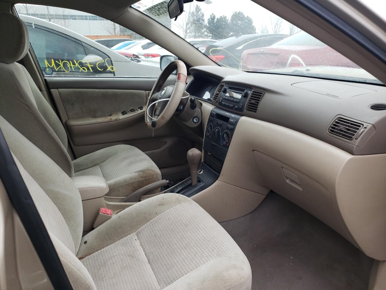 Photo 5 from auction – 2006 TOYOTA COROLLA CE with VIN 2T1BR32E06C667657