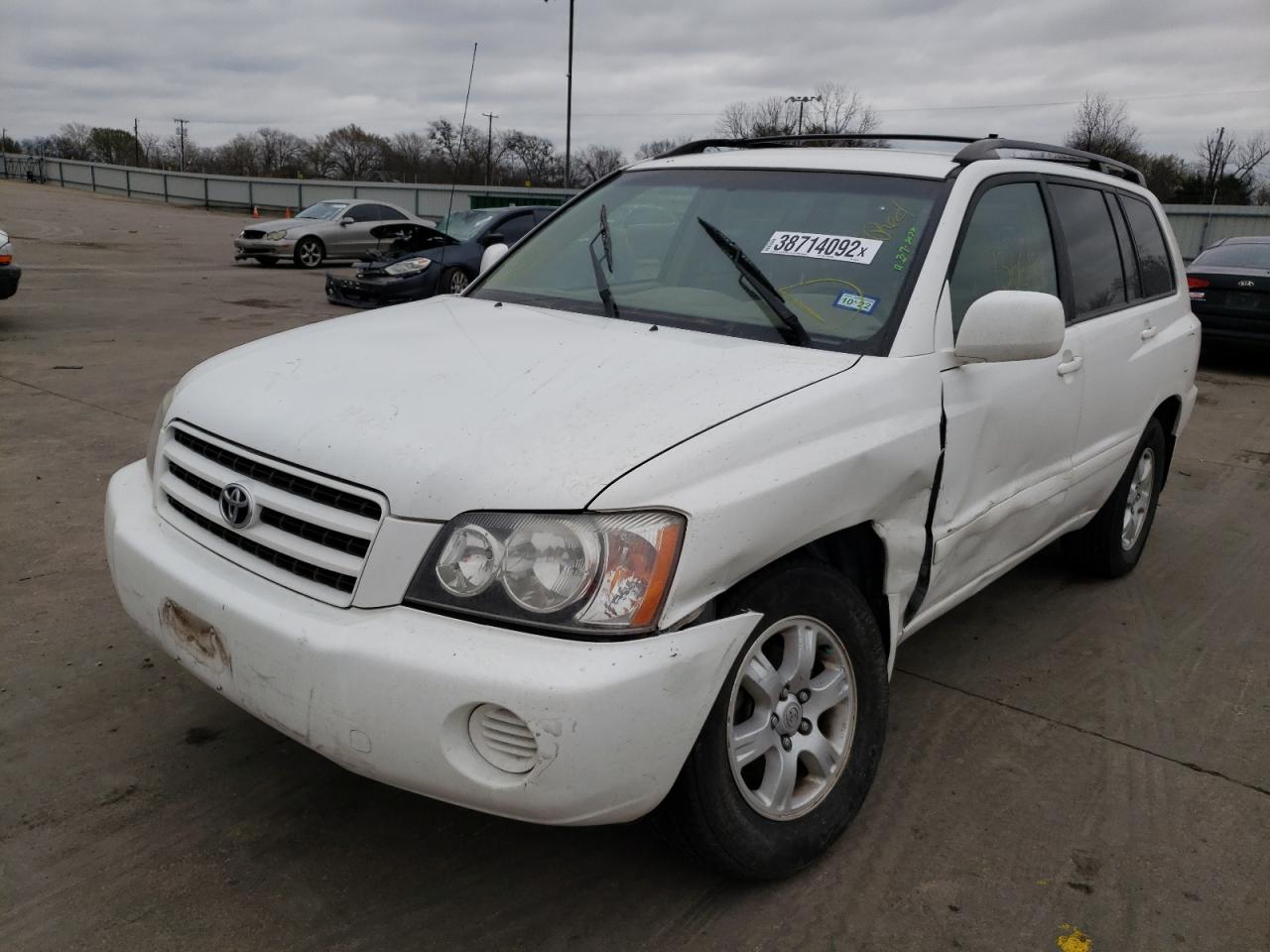 Photo 2 from auction – 2002 TOYOTA HIGHLANDER with VIN JTEGF21A620048231