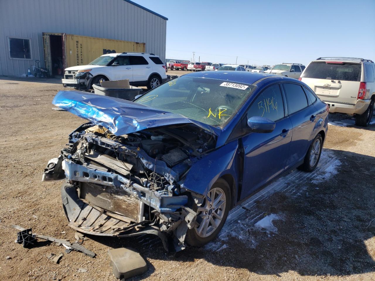 Photo 2 from auction – 2018 FORD FOCUS SE with VIN 1FADP3F21JL216677
