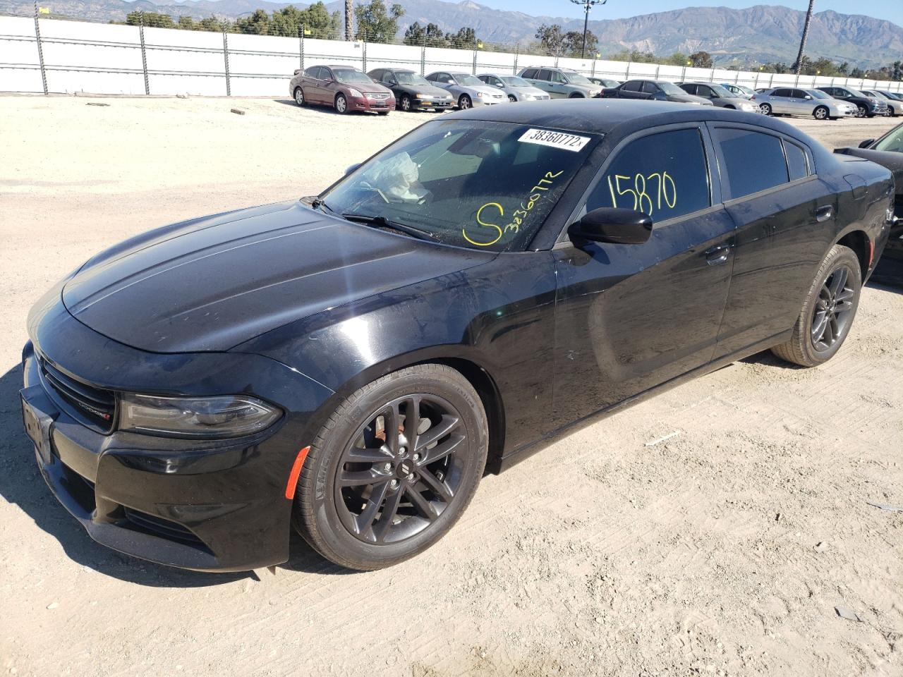 Photo 2 from auction – 2016 DODGE CHARGER SX with VIN 2C3CDXHG6GH159403