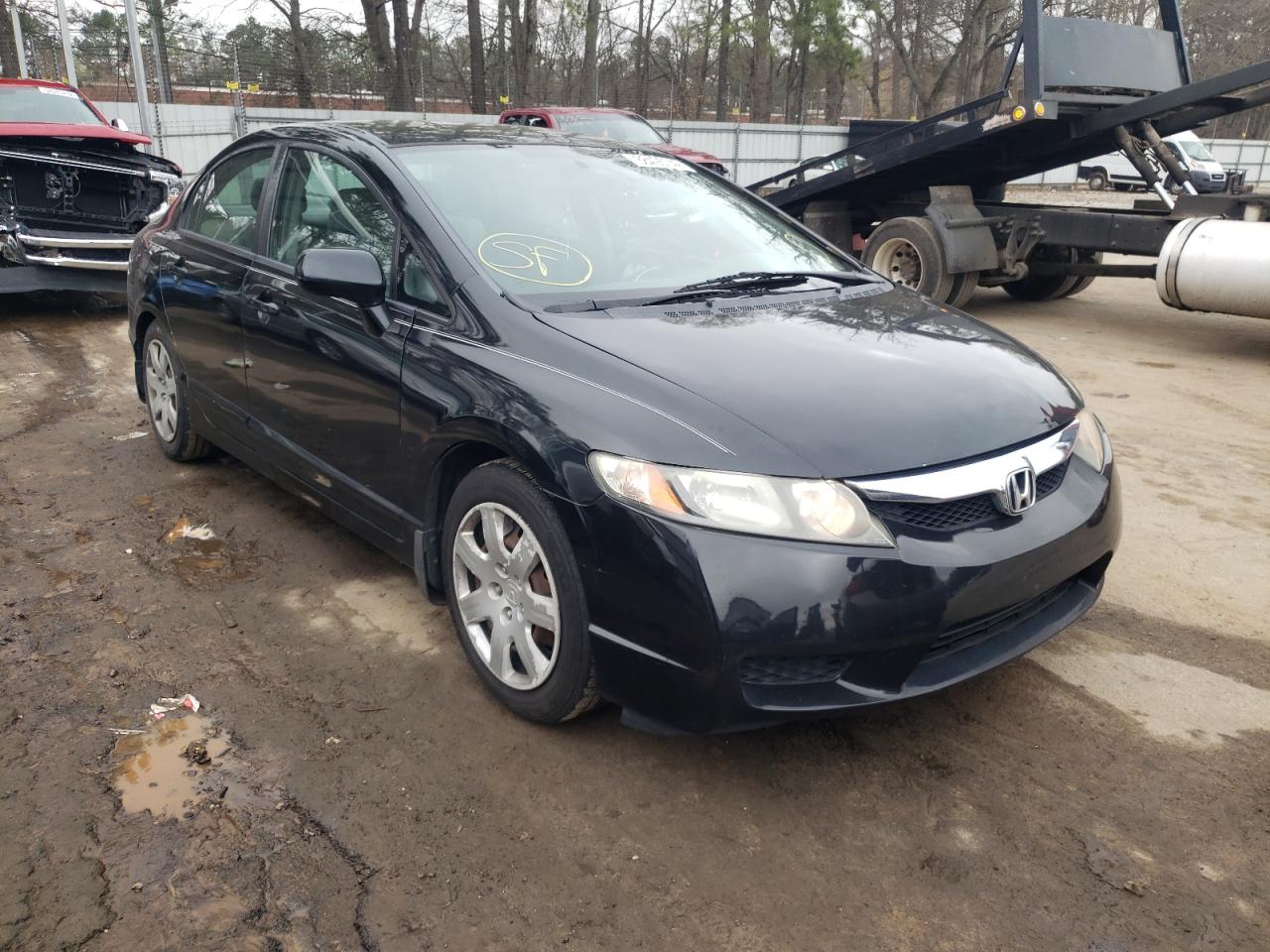 HONDA CIVIC LX 2011 with VIN 19XFA1F55BE004488 - Photo from auction