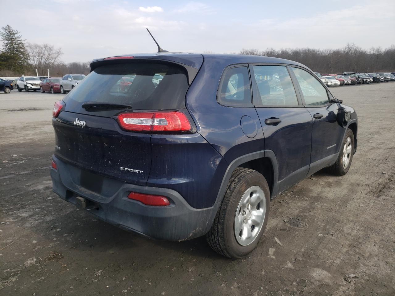 Photo 4 from auction – 2014 JEEP CHEROKEE S with VIN 1C4PJMAB0EW219175