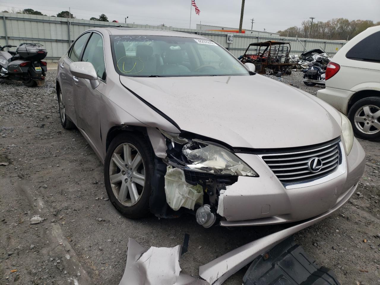 LEXUS ES 350 2009 with VIN JTHBJ46G692334471 - Photo from auction