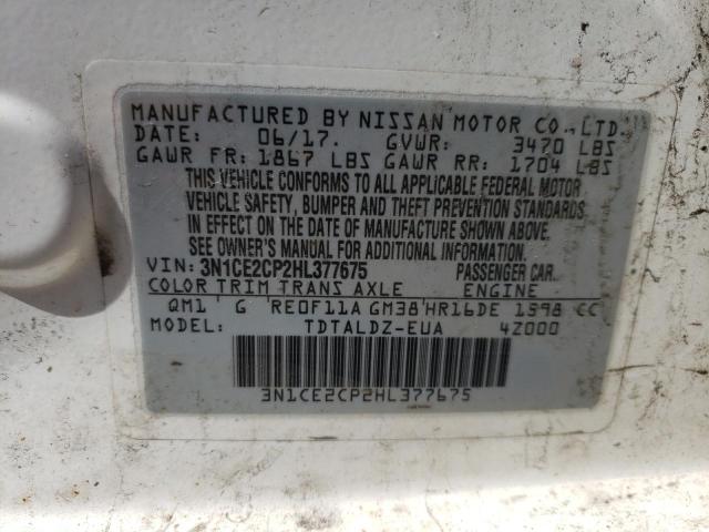 Photo 10 from auction – 2017 NISSAN VERSA NOTE with VIN 3N1CE2CP2HL377675