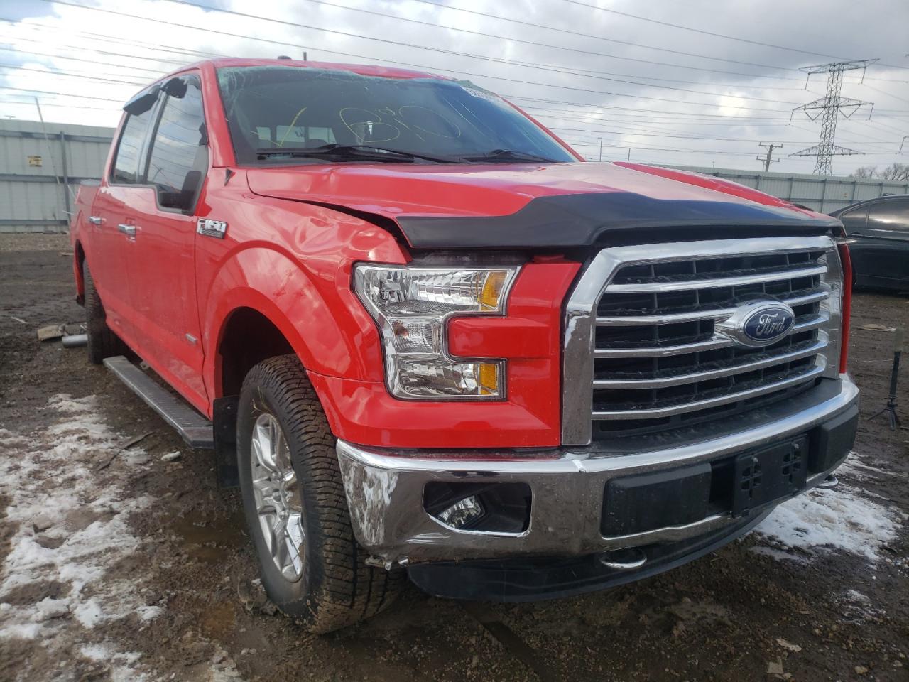 FORD F150 SUPER 2016 with VIN 1FTEW1EPXGKF94370 - Photo from auction