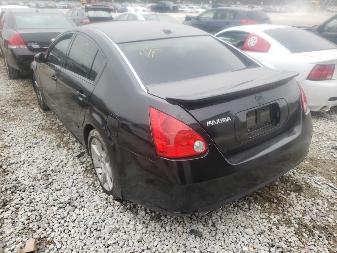 Photo 3 from auction – 2008 NISSAN MAXIMA SE with VIN 1N4BA41E98C826207