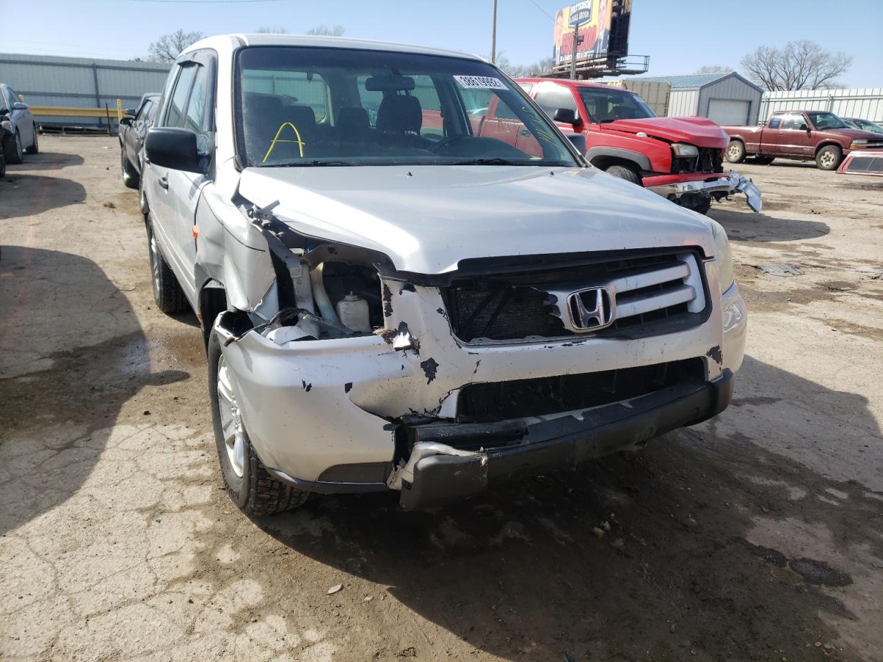 Photo 9 from auction – 2007 HONDA PILOT LX with VIN 5FNYF28187B046147