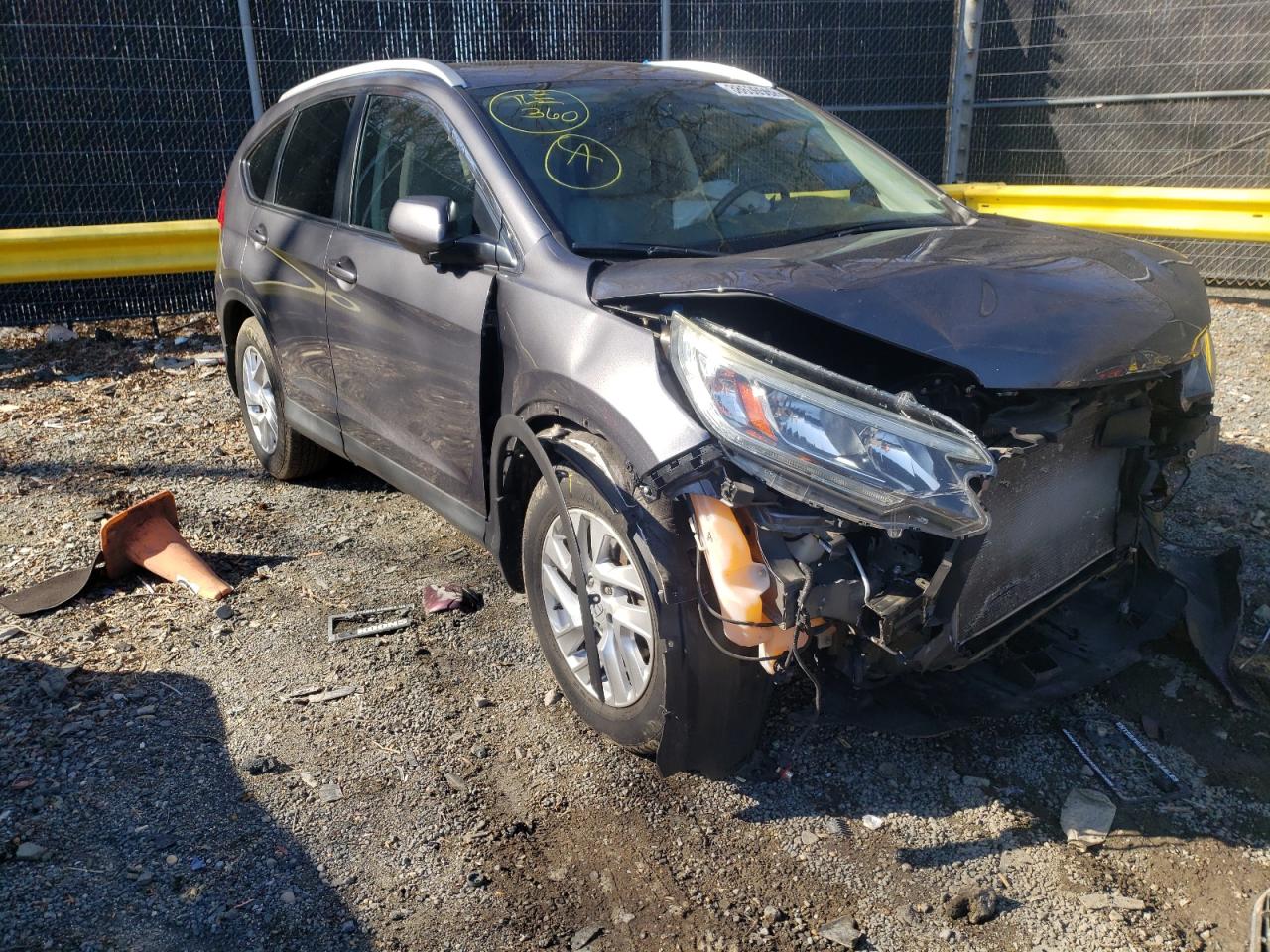 Photo 1 from auction – 2016 HONDA CR-V EXL with VIN 2HKRM3H70GH536555