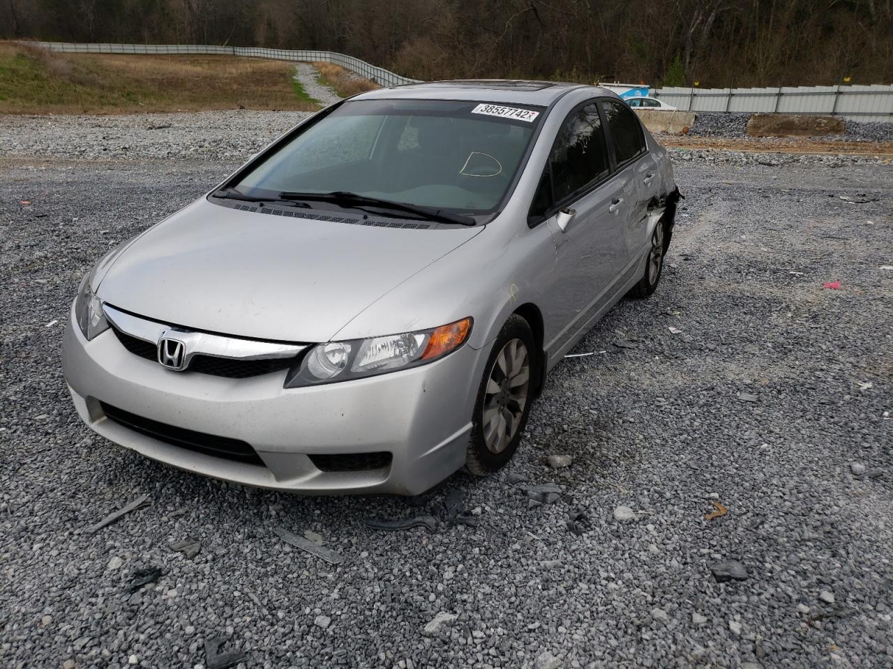 Photo 2 from auction – 2010 HONDA CIVIC EX with VIN 19XFA1F86AE024919