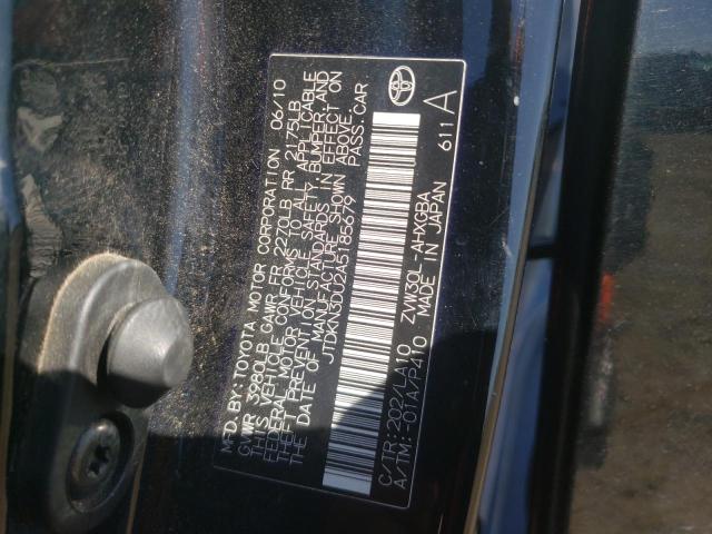 Zdjęcie 10 z aukcji – 2010 TOYOTA PRIUS z VIN JTDKN3DU2A5185679