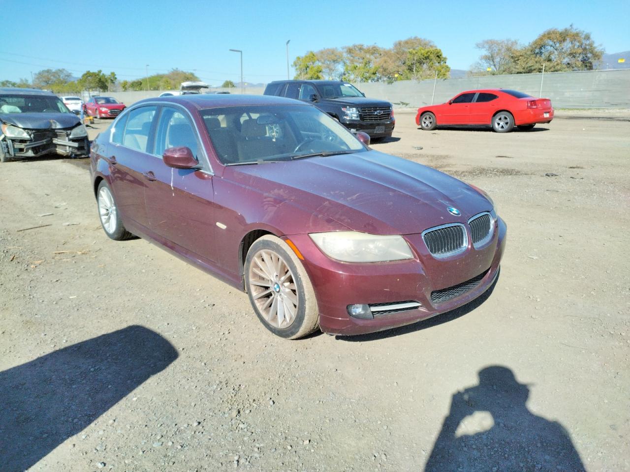 BMW 335 I 2009 with VIN WBAPM77509NL87238 - Photo from auction