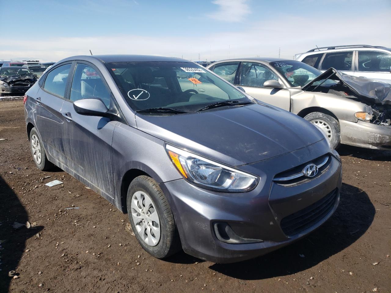 HYUNDAI ACCENT SE 2017 with VIN KMHCT4AE3HU240780 - Photo from auction
