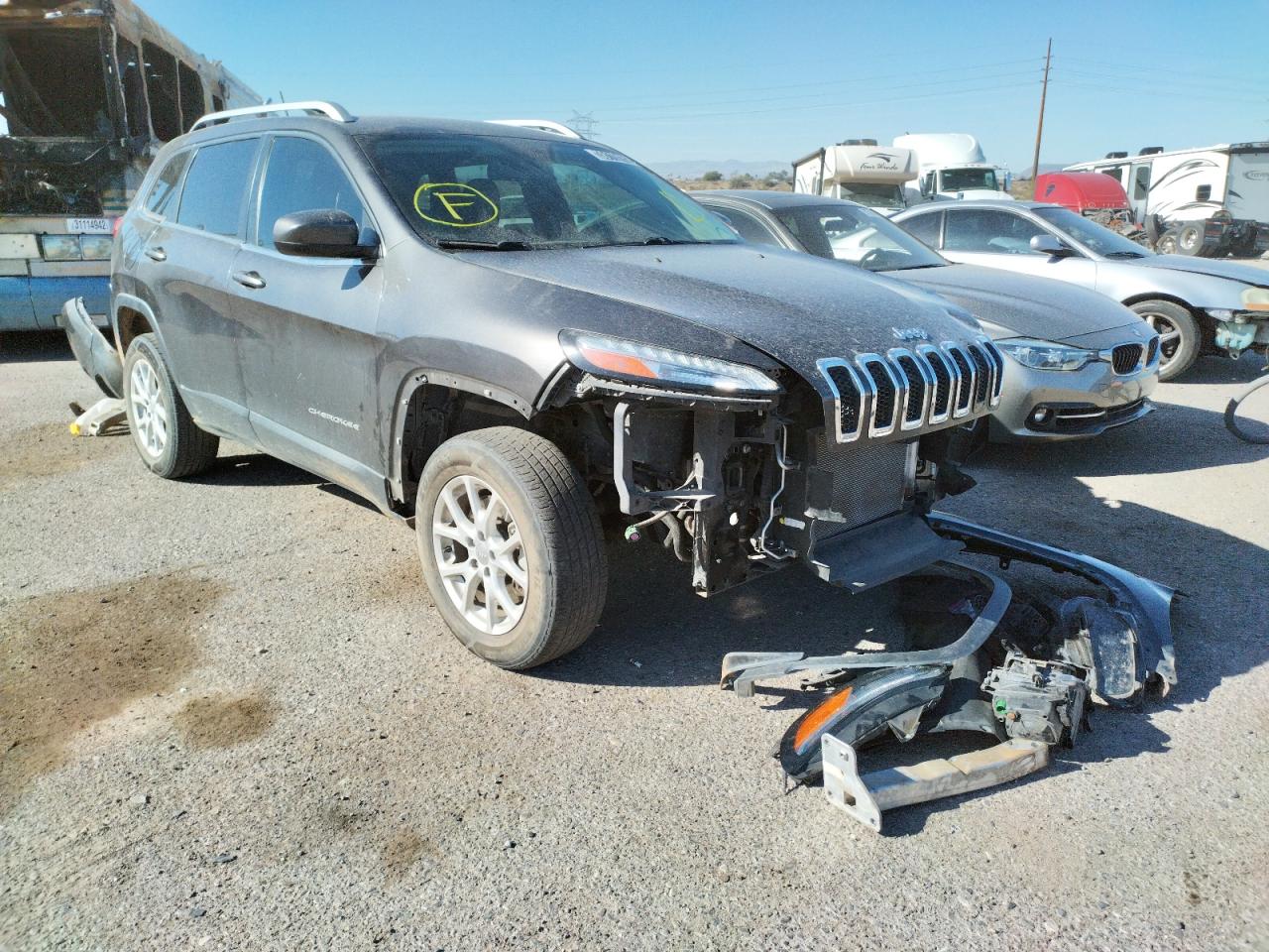 JEEP CHEROKEE L 2014 with VIN 1C4PJMCB7EW185944 - Photo from auction