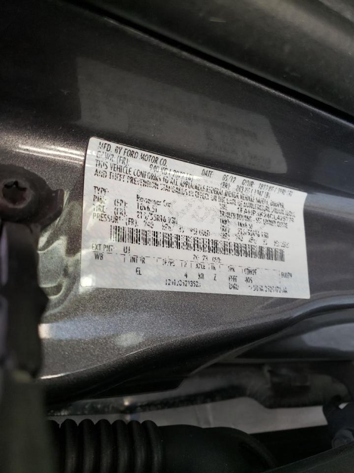 Photo 10 from auction – 2012 FORD FOCUS SE with VIN 1FAHP3K24CL426779