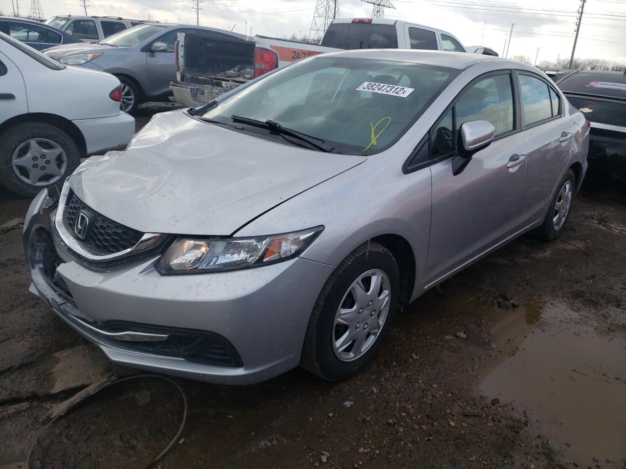 Photo 2 from auction – 2015 HONDA CIVIC LX with VIN 19XFB2F50FE008554