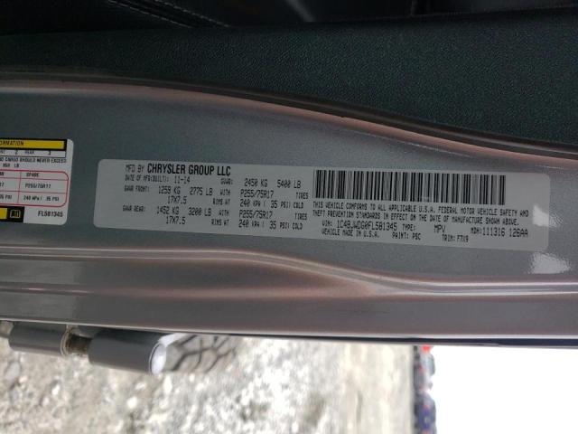 Photo 10 from auction – 2015 JEEP WRANGLER U with VIN 1C4BJWDG0FL581345