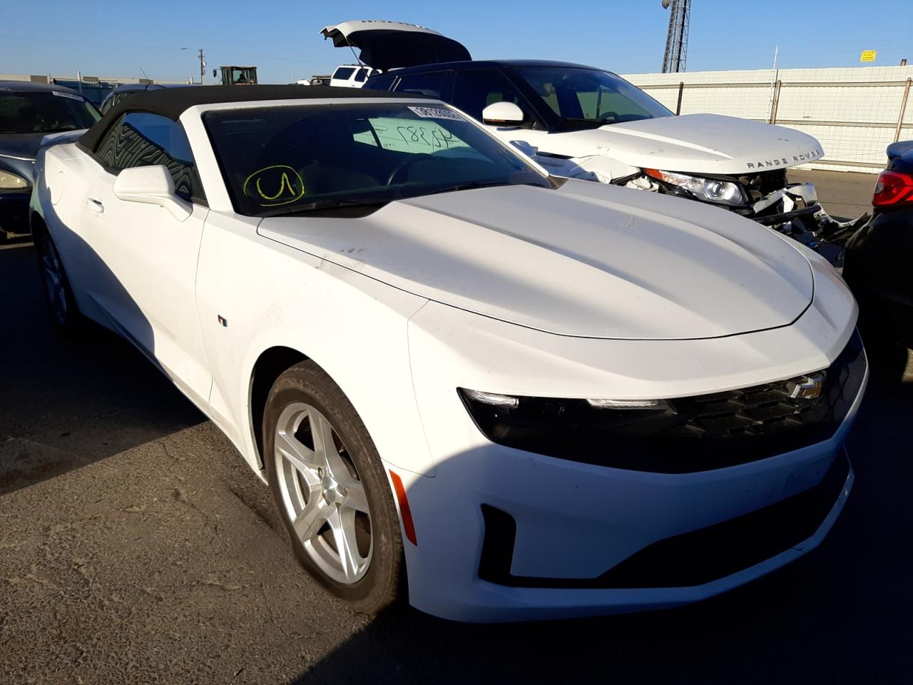 Photo 1 from auction – 2019 CHEVROLET CAMARO LS with VIN 1G1FB3DX4K0150055